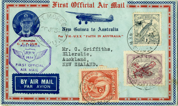 Trans Tasman and New Guinea Airmail