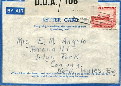 air letter card