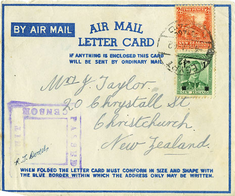 airmail letter card